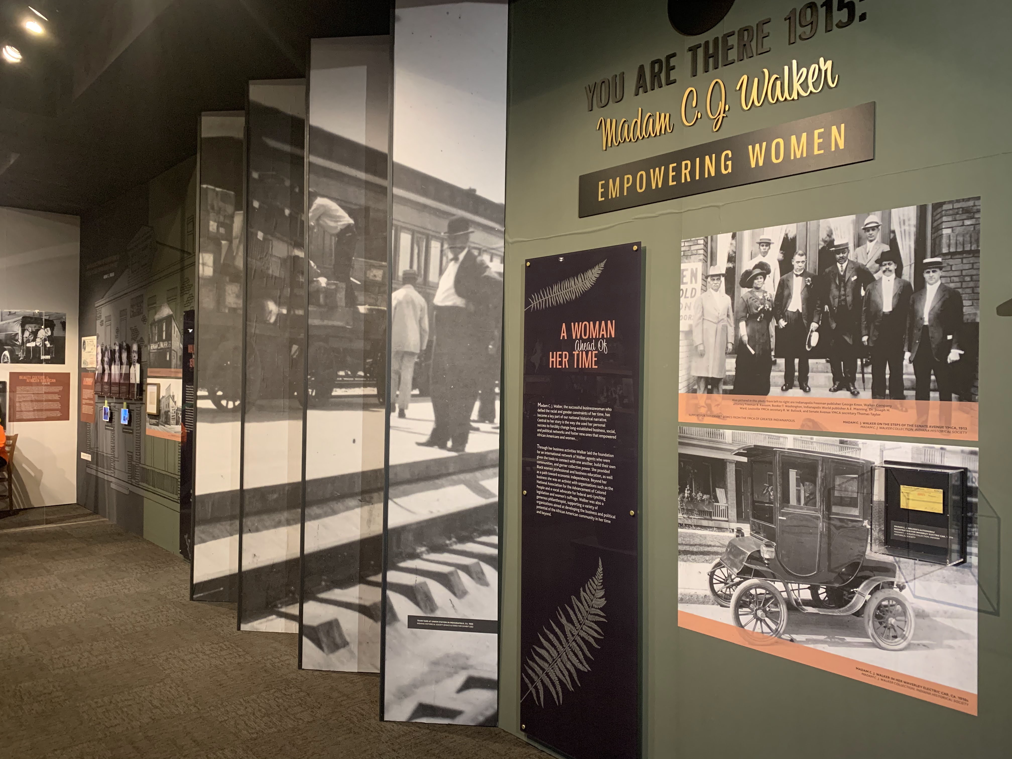 Madam C.J. Walker exhibit detail
