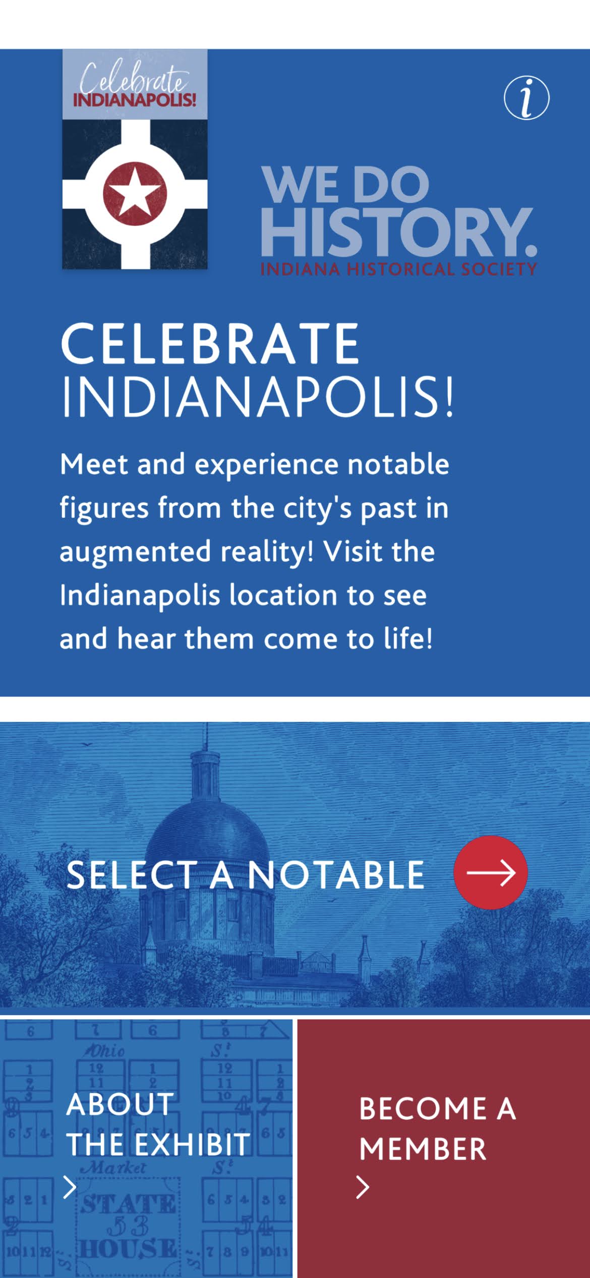 Celebrate Indianapolis AR app