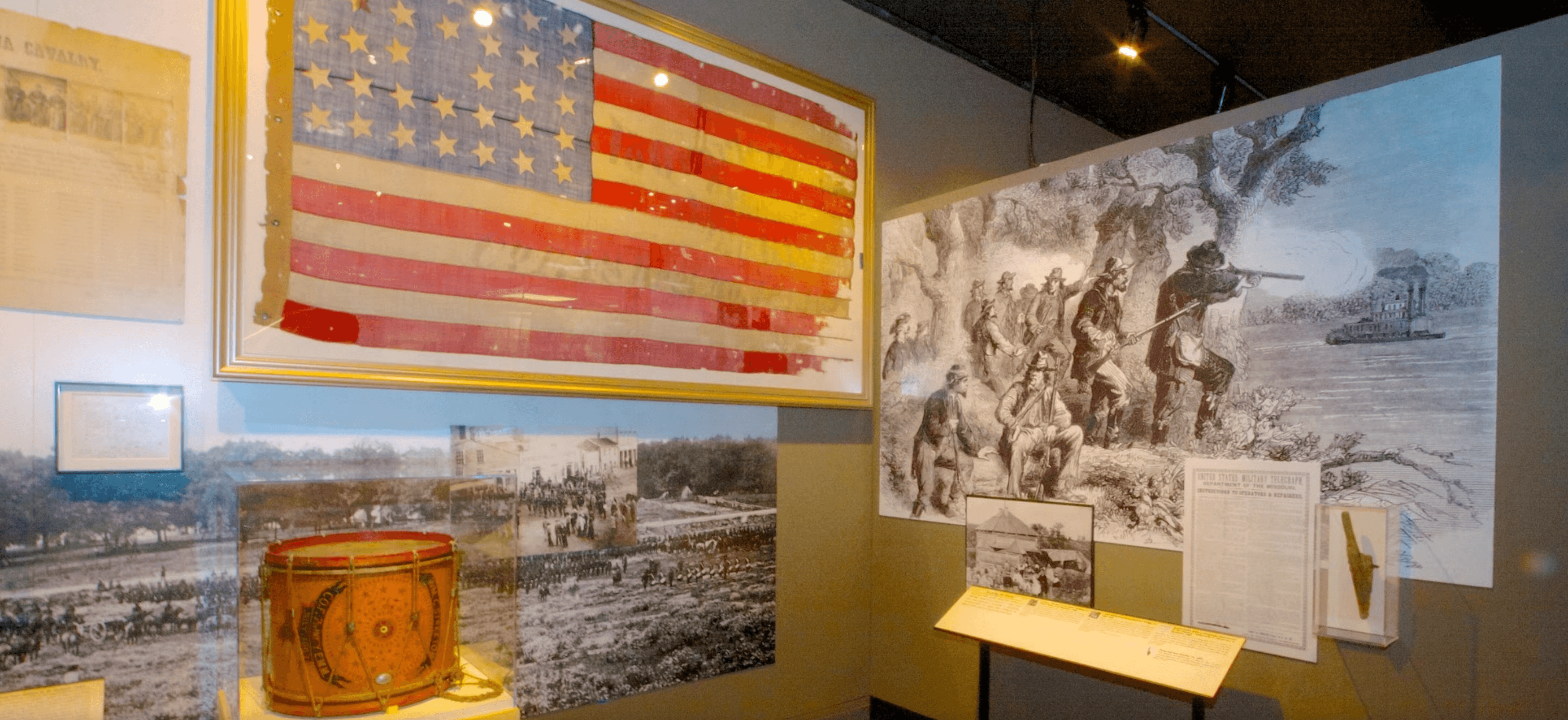 Civil War in Missouri exhibit detail
